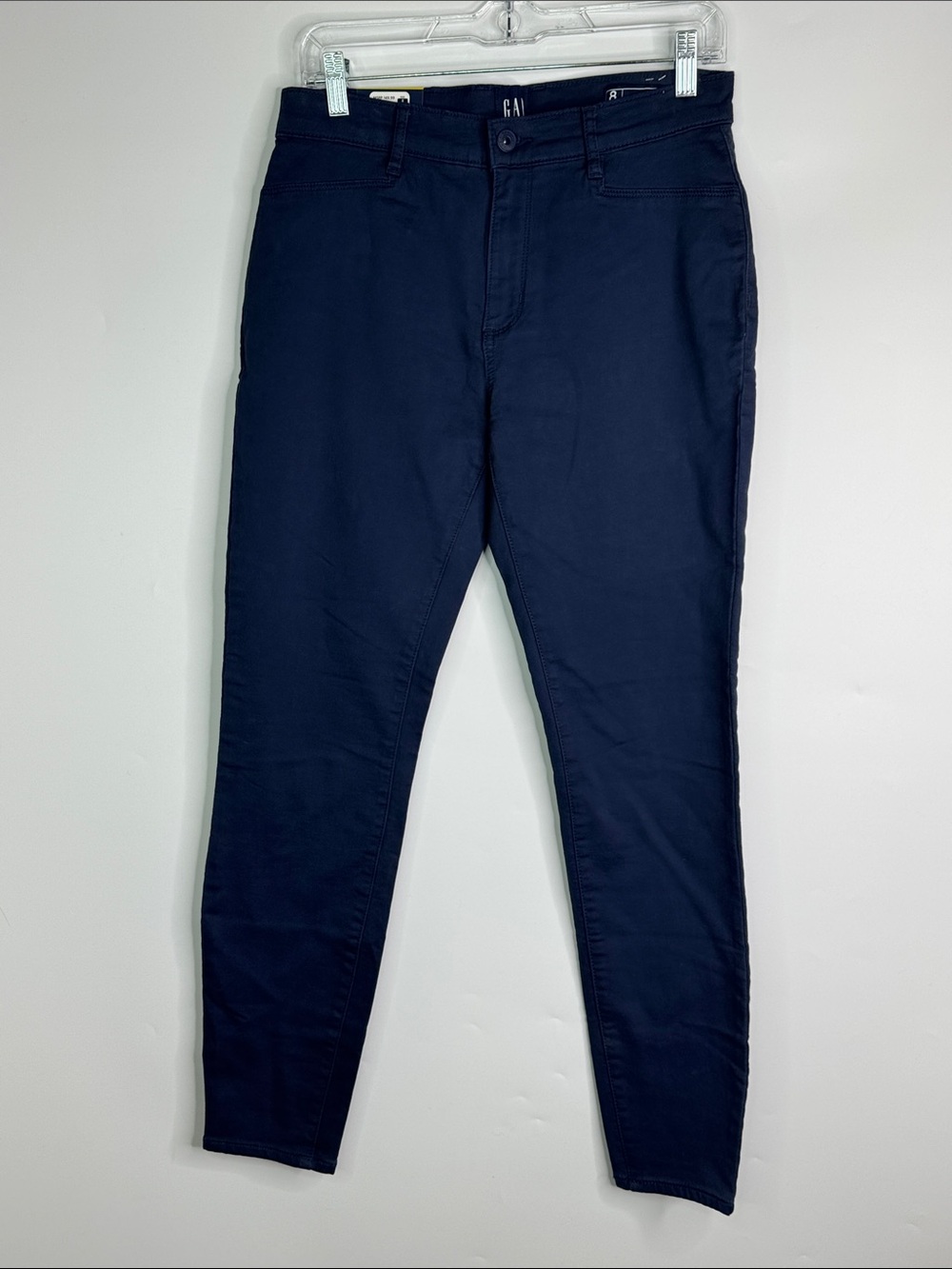 Gap Navy Blue Stretch Skinny Pants Size 8 NWT